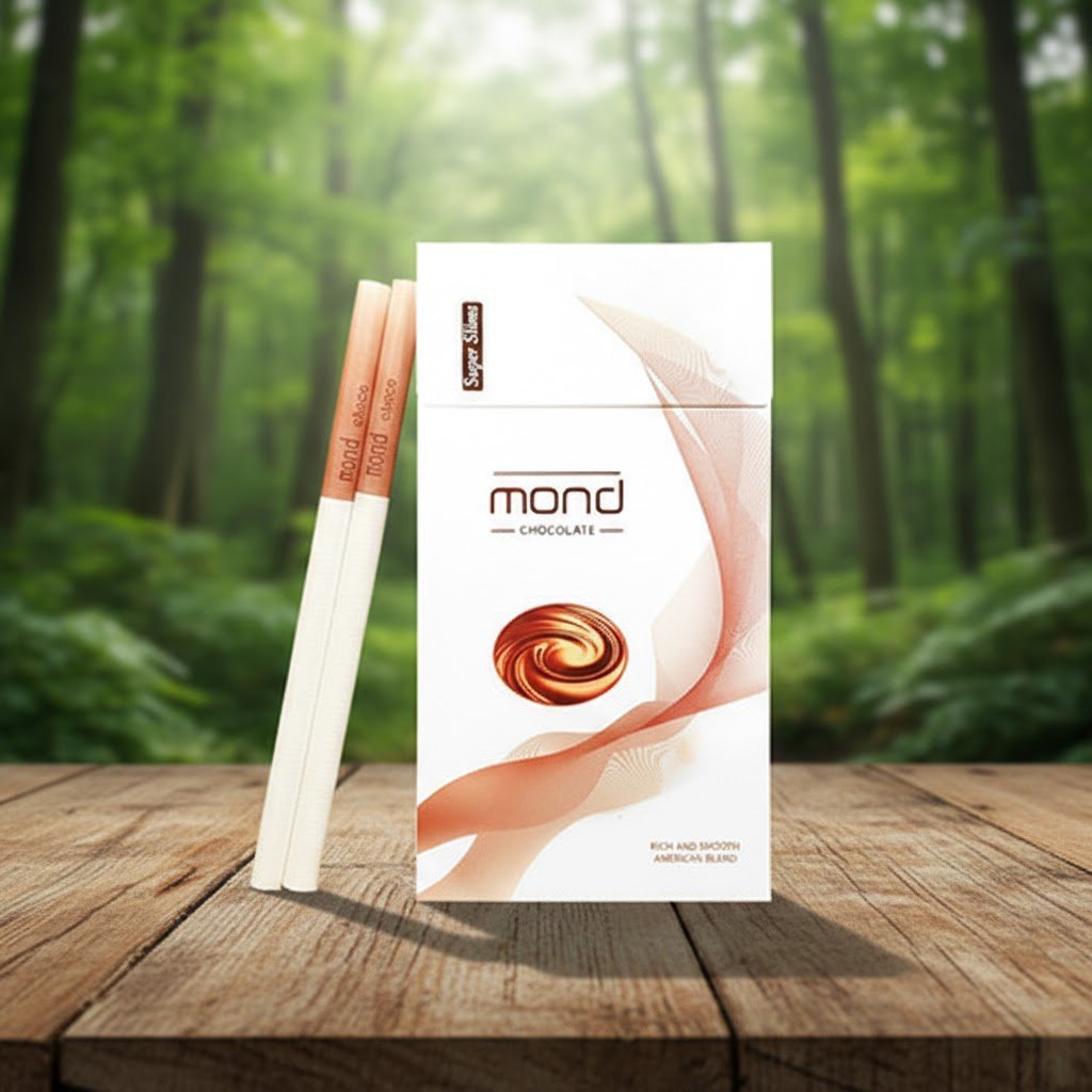 Mond Chocolate (มอน ช็อกโกแลต) บุหรี่นอกมวนสลิม กลิ่นช็อกโกแลตหอมนุ่ม มาตรฐานดูไบ | Mond Chocolate