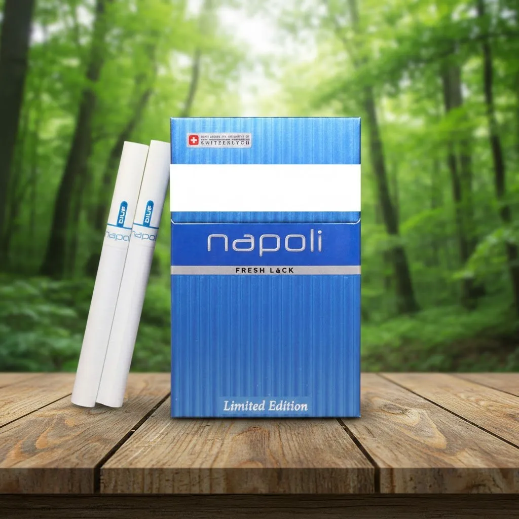 Napoli Blue Limited Edition บุหรี่นอกคุณภาพพรีเมียมจากดูไบ รสร้อนปานกลาง | Napoli Blue Limited Edition