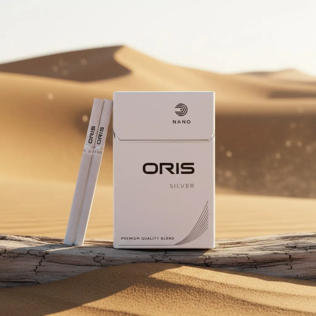 Oris Nano Silver บุหรี่นอกพรีเมียม นาโน ซิลเวอร์ (รสไลท์) นำเข้าจากดูไบ | Oris Nano Silver