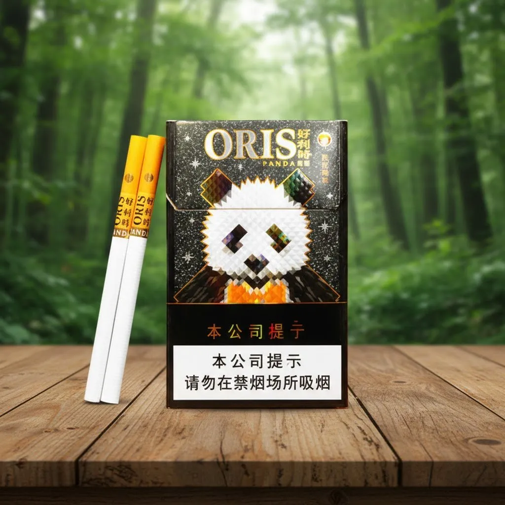 Oris Panda (CN) บุหรี่นอกแพนด้าจีน นาโนสลิม กลิ่นส้ม 1 เม็ดบีบ | Oris Panda CN