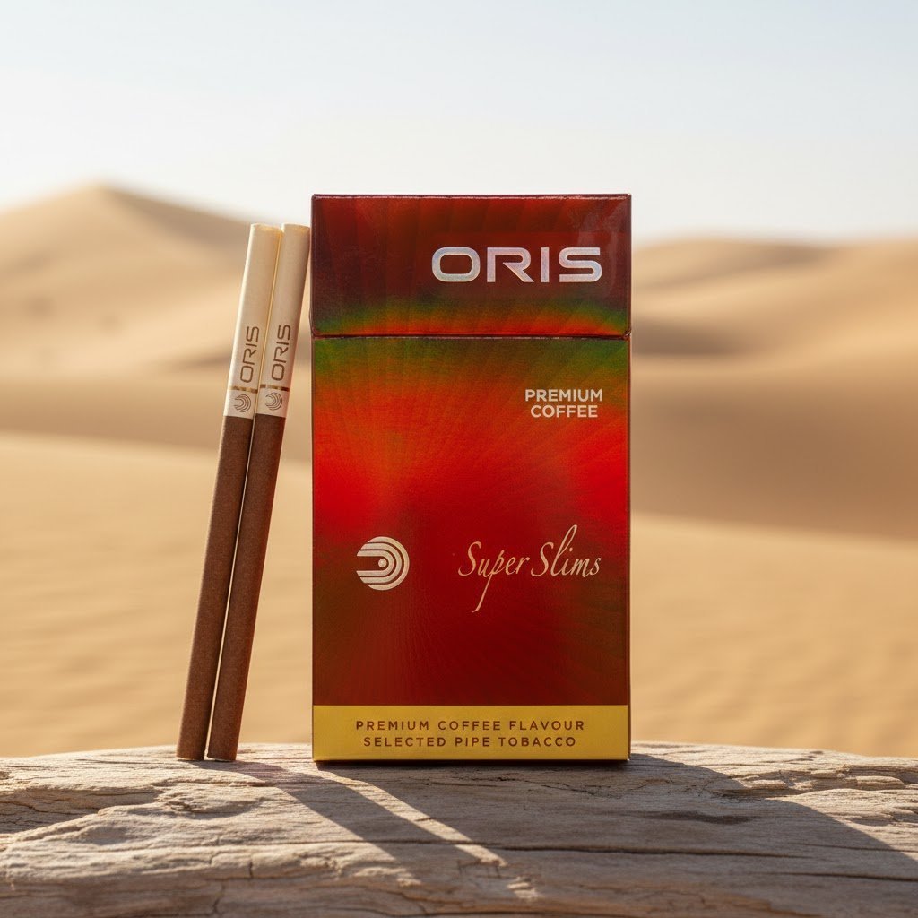 Oris Premium Coffee (โอริส พรีเมียม คอฟฟี่) บุหรี่นอกมวนเล็ก Super Slims กลิ่นกาแฟ | Oris Premium Coffee Super Slims