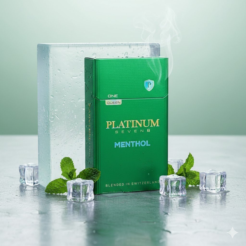 Platinum Seven Menthol บุหรี่ระดับพรีเมียมจากสวิตเซอร์แลนด์ (Low Tar & Nicotine)