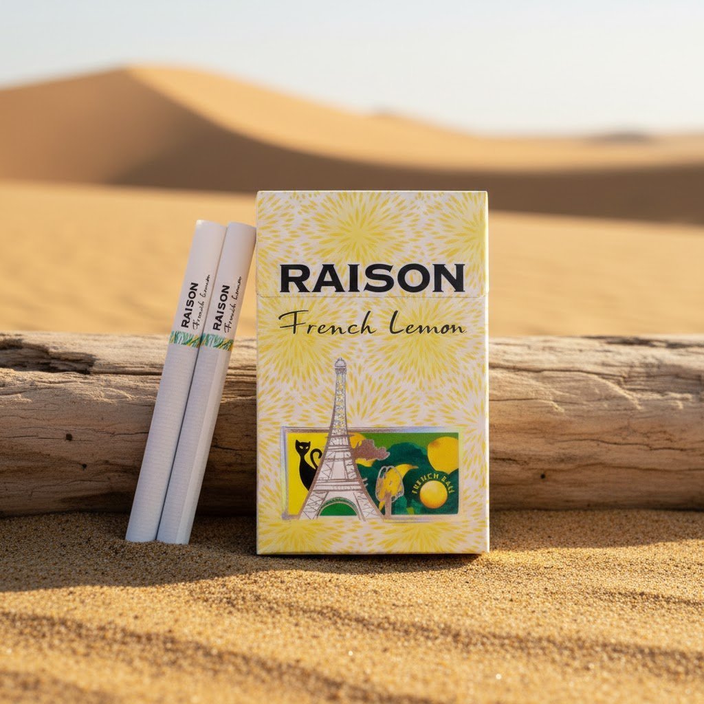 Raison French Lemon ไรสัน ฟรานซ์ เลม่อน (1 เม็ดบีบ) บุหรี่นำเข้าจากเกาหลี | Raison French Lemon