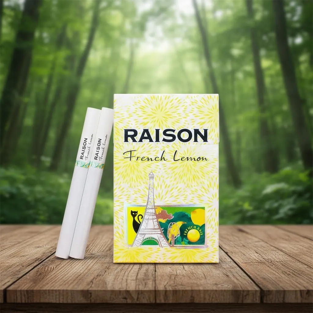 Raison French Lemon บุหรี่นอกเกาหลี 1 เม็ดบีบ กลิ่นเลมอนหอมสดชื่น | Raison French Lemon