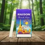 Raison French Line Blue (ไรสัน ฟรานซ์ ไลน์ บลู) บุหรี่นอกมวนสลิม เม็ดบีบกลิ่นโยเกิร์ต | Raison French Line Blue