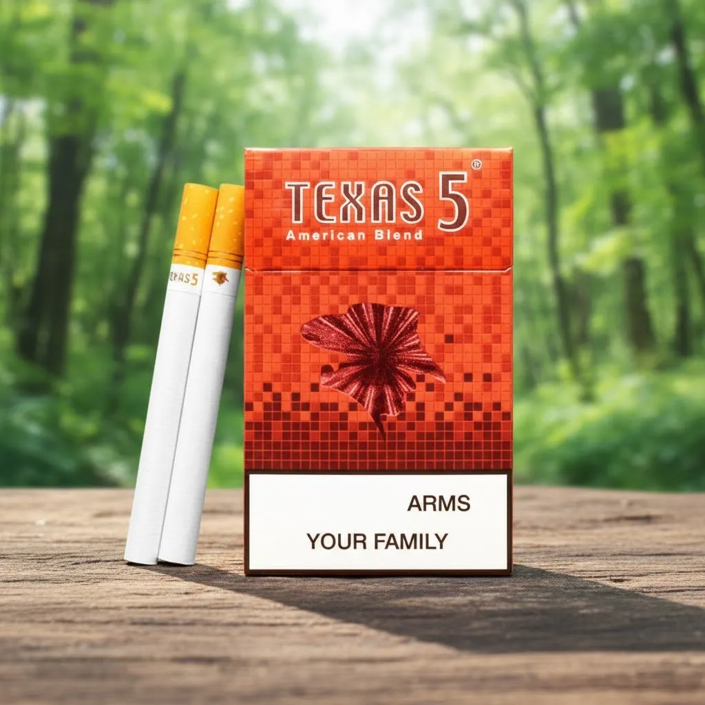 Texas 5 Red Hard (เท็กซัส แดง ซองแข็ง) บุหรี่นอกรสเข้ม ราคาส่ง จัดส่งฟรี | Texas 5 Red Hard