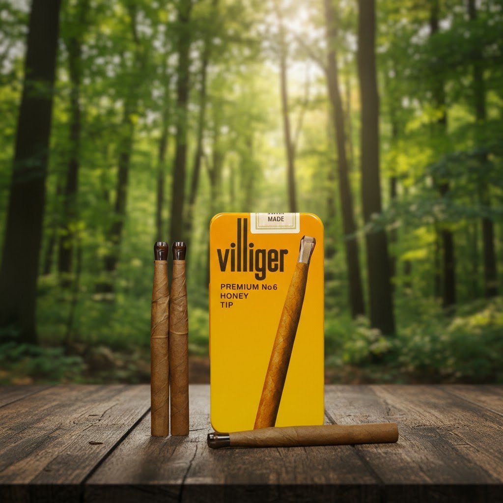 Villiger Premium No.6 Honey Tip (วิลิเกอร์ ฮันนี่ ทิป) – ซิการ์พรีเมียมกลิ่นน้ำผึ้ง บรร… | Villiger Premium No.6 Honey Tip