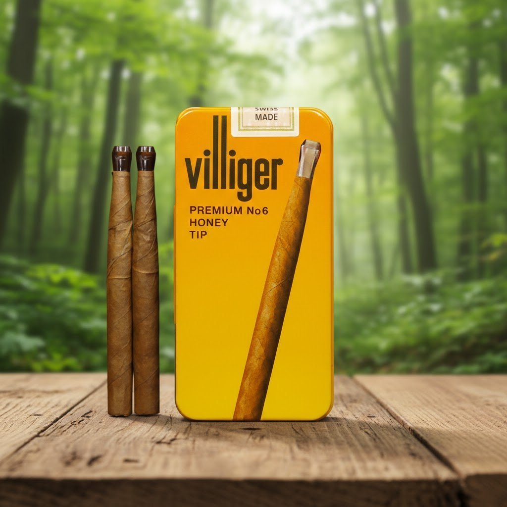 Villiger Premium No.6 Honey Tip ซิการ์พรีเมียมจากสวิตเซอร์แลนด์ กลิ่นน้ำผึ้ง | Villiger Premium No.6 Honey Tip