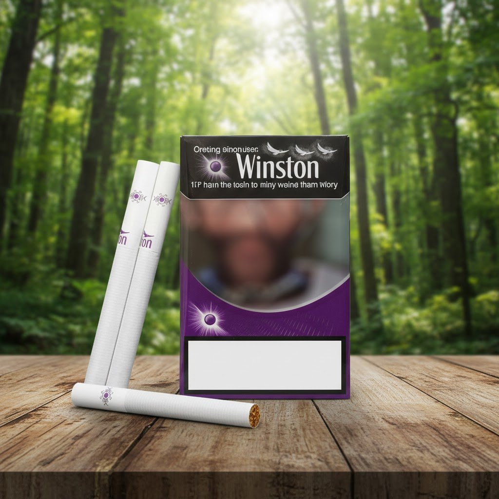 Winston Purple Mint (วินสตัน เพอร์เพิล มินต์) บุหรี่นอก 1 เม็ดบีบ กลิ่นบลูเบอร์รี่และเม… | Winston Purple Mint