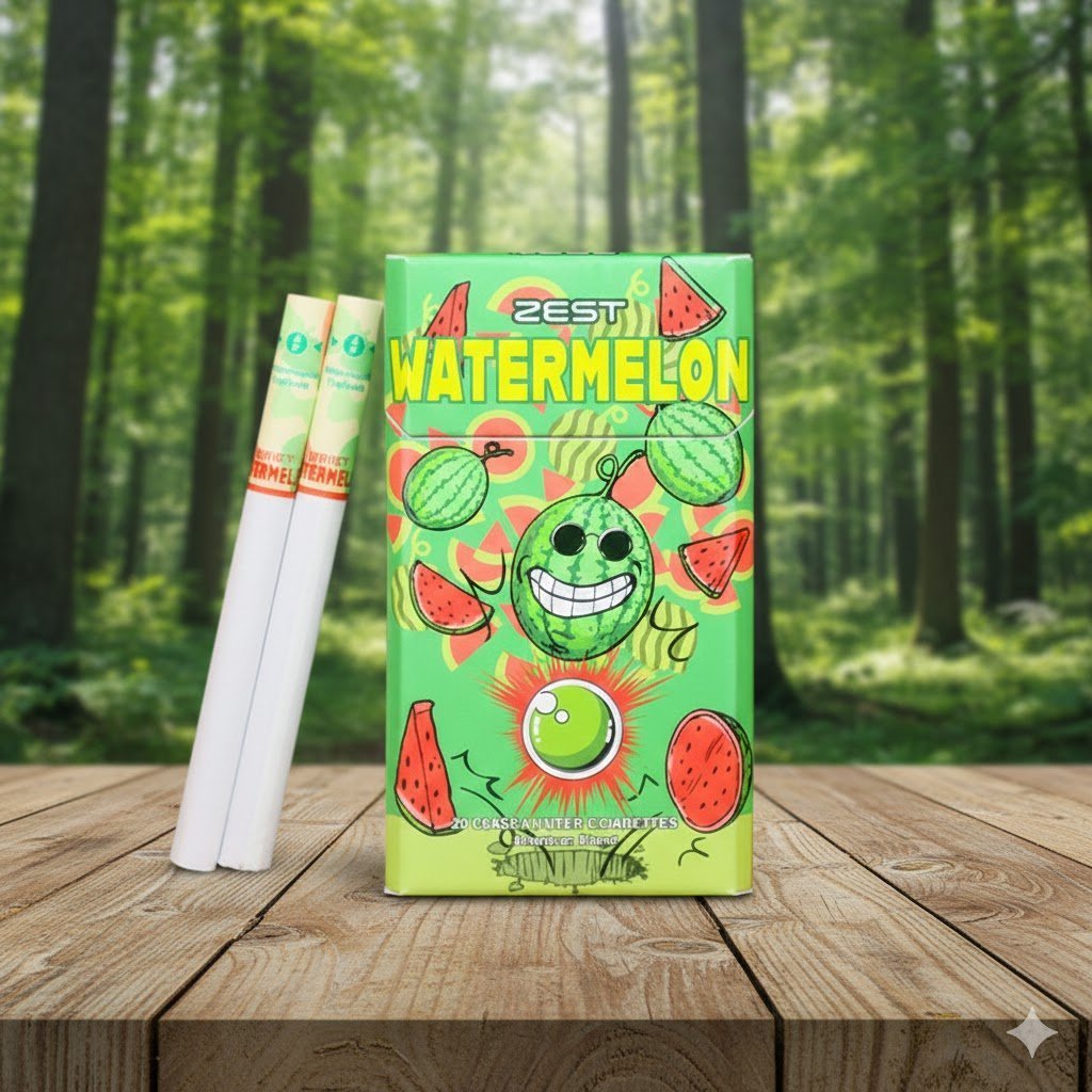 Zest Watermelon (เซสท์ แตงโม) บุหรี่นอกเกาหลี หอมกลิ่นแตงโม เม็ดบีบ รสหวาน เย็นสดชื่น | Zest Watermelon